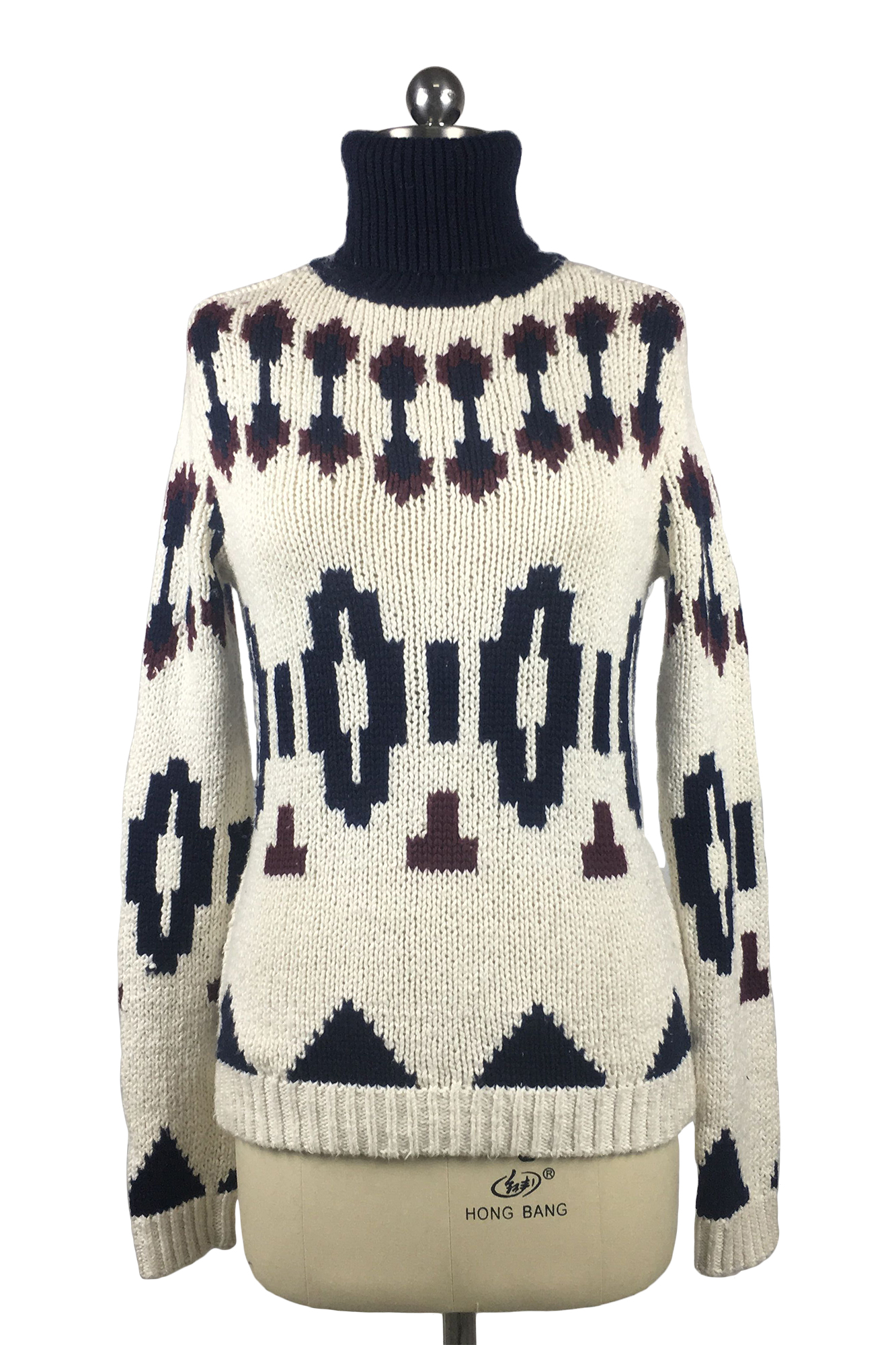 INTARSIA KNIT SWEATER - Own Factory KnitRealms